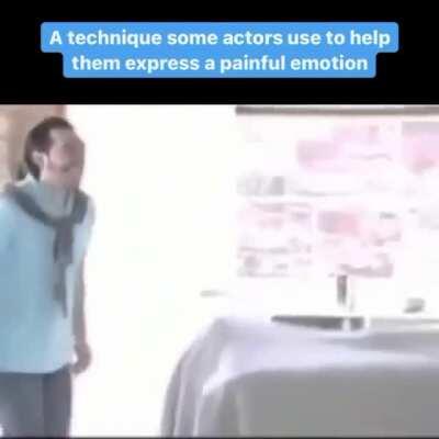 A Technique used by Actors to express painful emotion