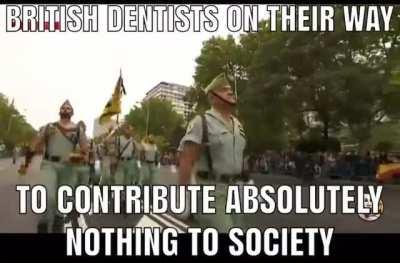 Br*tish dent*sts 🤮🤮