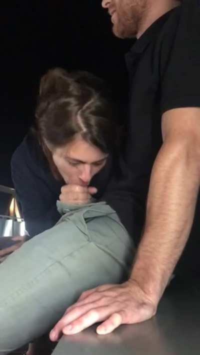 Went for a walk and it ended with a blowjob on a bridge