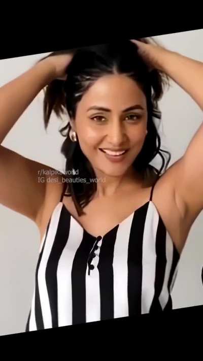 Hina khan armpits 