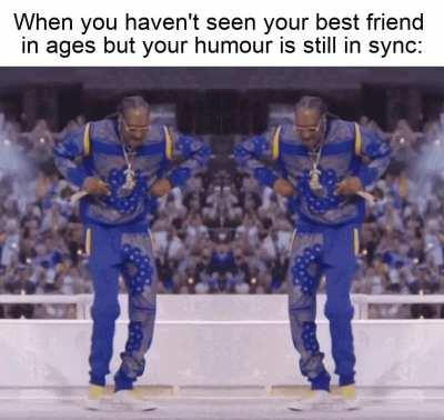 It's as if we were never apart