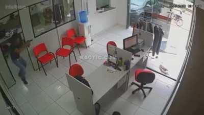 Gunfight in the office