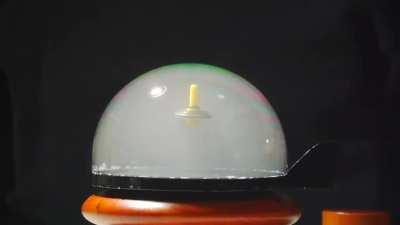 spin-stabilized magnetic levitation