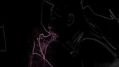 beautiful flow down the cock