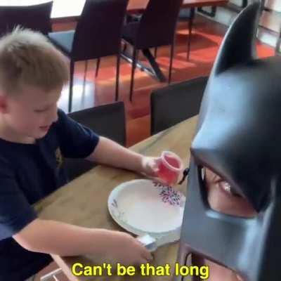 Eating jello with a knife