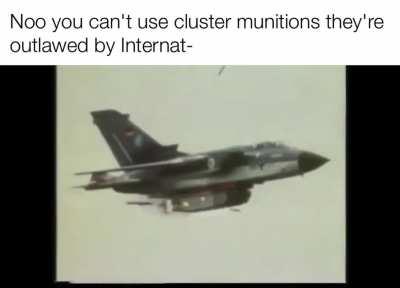 Banning cluster munitions was a mistake