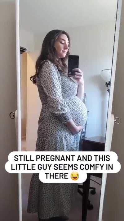 Couple weeks back when she was still knocked up