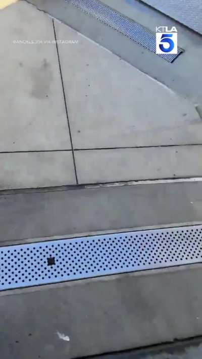 Another view of the Huntington Beach, CA helicopter crash filmed right below it