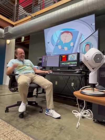 Trey behind the scenes of the latest episode (Video by Boogie Parker)