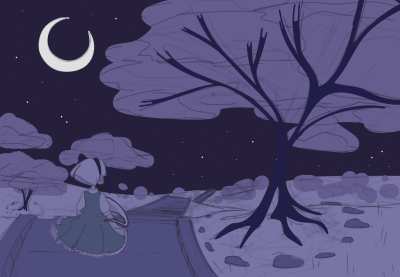 hakugyokurou at night