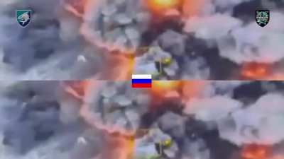 Ukrainian FPV drone launched from a naval drone Magura V5, took out Russian soldiers and their boat. Southern direction. Work by the Baracuda SOF unit of the 40th Coastal Defense Brigade. Published 20.10.2025