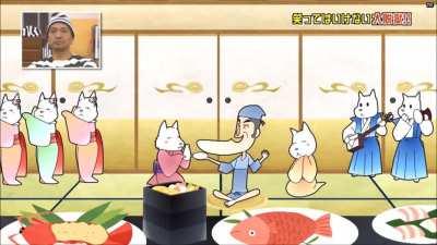 Prison Batsu Game - Muscly Old Man + Tanaka (田中 直樹) thai kick