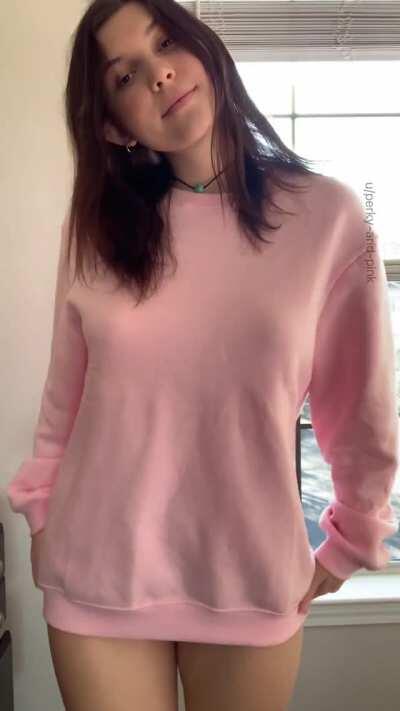 Do you like what’s under my sweater? :)