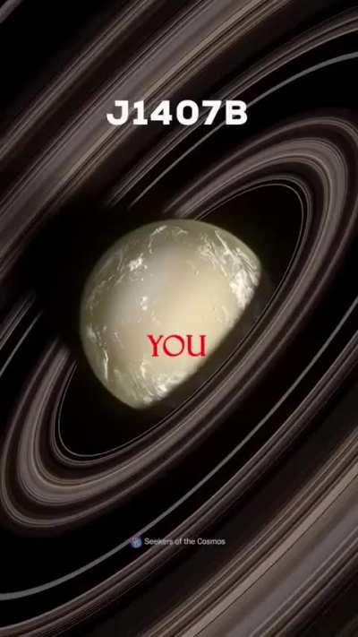 Con un sistema de anillos 200 veces mas grandes que los de saturno, J1407b es verdadero rey de los anillos