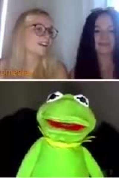 God damn Kermit packing it