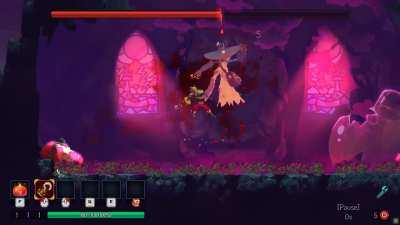 Poor Scarecrow can't land a single hit in melee range