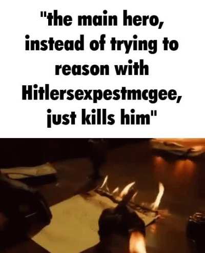 bonus points if another character was telling them to practice 