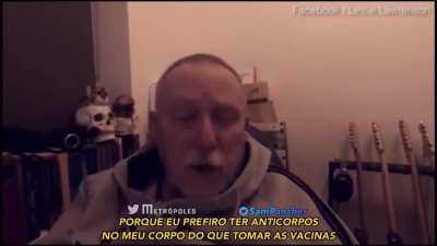 Um homem de 58 anos que se recusou a tomar a vacina contra Covid-19 na Inglaterra gravou uma série de vídeos ao contrair o vírus. Leslie Lawrenson “agradeceu” por ter Covid-19 e conseguir a “imunidade natural”. Ele morreu nove dias depois. Legendas: @SamP