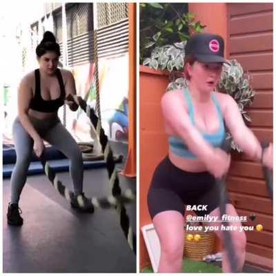 Ariel Winter y Emma Kenney 