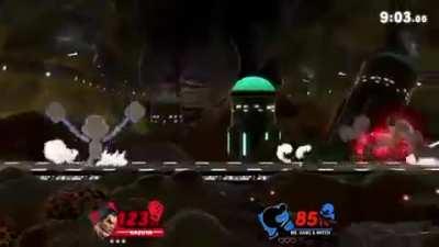 The Mishima suplex wins once again