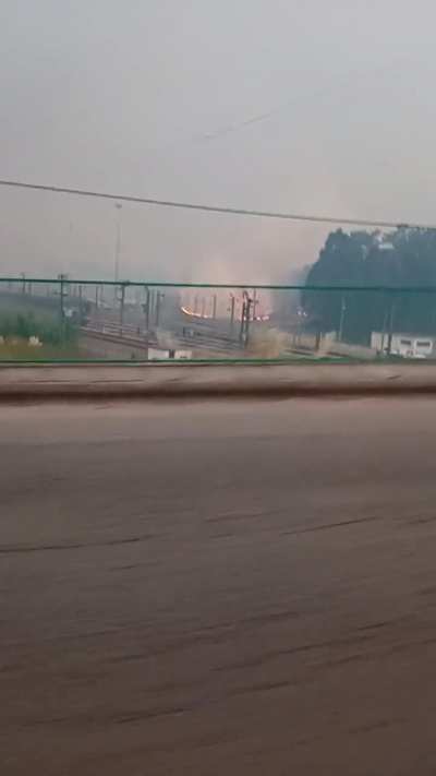 Atras do Lidl em cacia as 7h da manhã