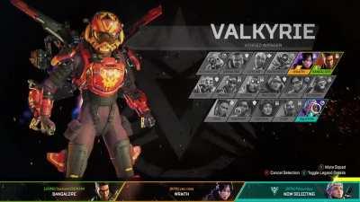 Valkyrie’s Viper skin has a custom selection screen, and honestly this is the best I’ve ever seen.