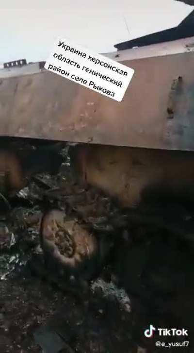 Some Russian Tank and APC destroyed