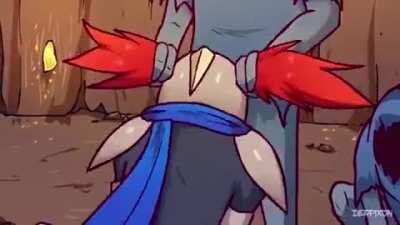 Defeated warrior gets violated by thieves (Derpixon)