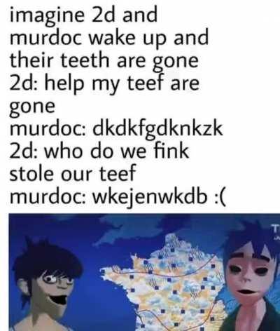 their damn teefers have been STOLEN