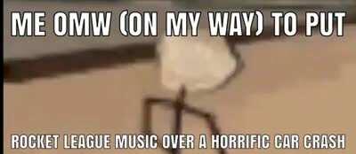 Step 2 cover yourself in rocket fuel