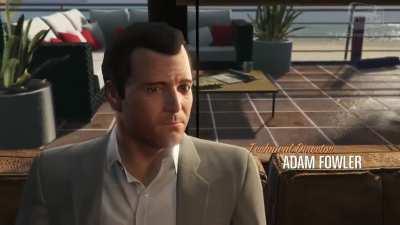 GTA V but Michael is voiced by Matt (TTS)