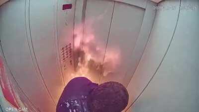 Booze + Flame + Confined Space: More than pride was hurt here.