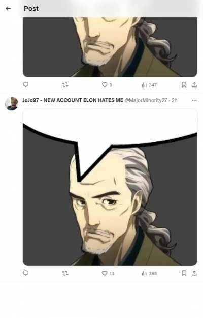 They gave Madarame a twitter account damn