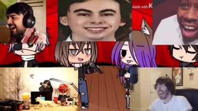 Moist, Muta, keem, white man, black man and us ihaveihaveihavereddit discord users laugh at gacha life feminism