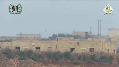 Opposition BGM-71 TOW team engages one of the few SAA T-90s - Sheikh Aqil, Aleppo - 2/26/2016