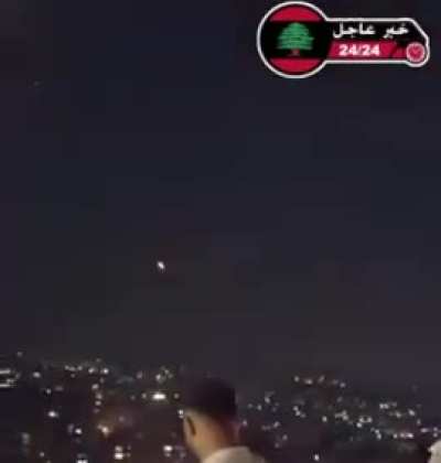 Iranian BM over Lebanon