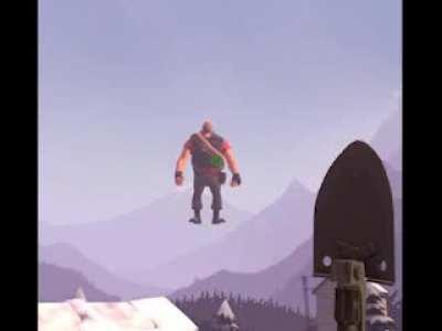 hevy will not get hit by da shovel