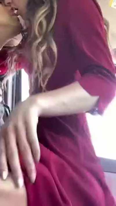 The way her body moves under her bridesmaid dress