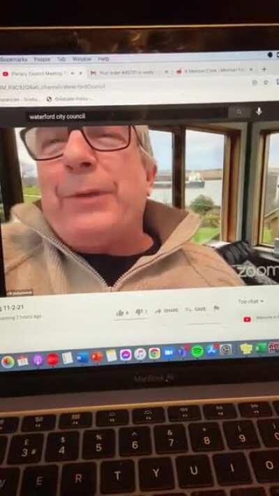 Lockdown had me so bored I tuned into a Waterford city council meeting. Local cllr suggesting a Chinatown for Waterford city was worth every second of it!!