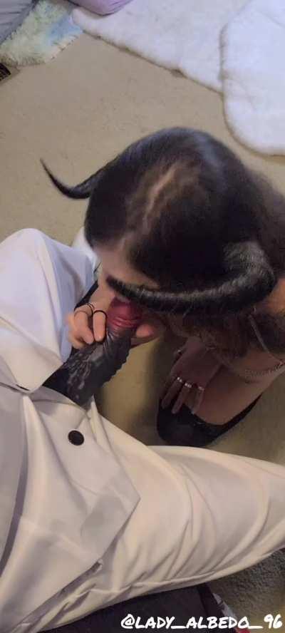 Succubus enjoys her demons cock.