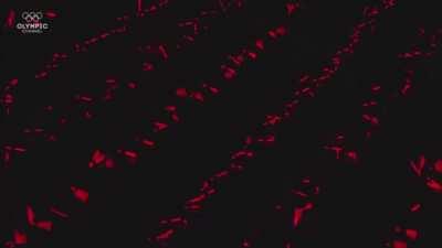 2,008 people drumming together at the opening ceremony of the 2008 Beijing Olympics