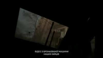 GoPro footage of a Roshel Senator armored vehicle coming under Russian FPV drone attack in the Dzerzhinsk area