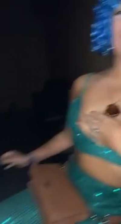 Throwback to Halloween when my titties made an appearance at the show