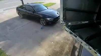 Parked car... untouched