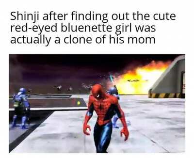 Well actually he was upset he couldn't save the one he knew and thus all the damage he indirectly caused was for nothing but shut up let me have this one.