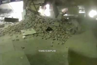 Man sets fire to building and it instantly explodes