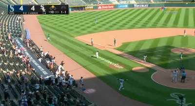 [Highlight] [Highlight] The Mariners catch Tim Anderson between second and third but throw the ball away and the White Sox win!