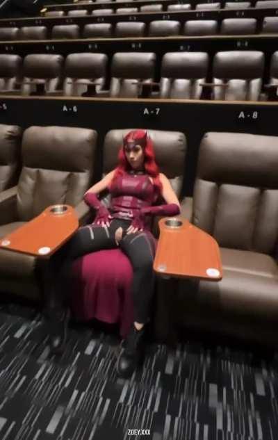 You’d have fun sitting next to me at the movies