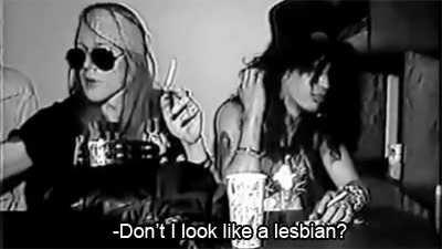 A very pretty lesbian.