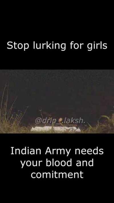 The country needs you..!